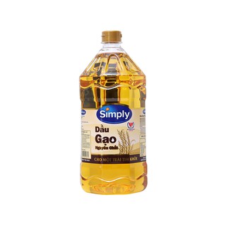 dầu gạo simply 2 lít