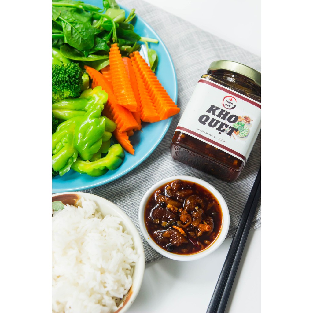 Kho quẹt thịt ba chỉ Thích Cay, món ăn đặc sản Nam Bộ đóng lọ tiện lợi cho bữa ăn nhiều rau | BigBuy360 - bigbuy360.vn