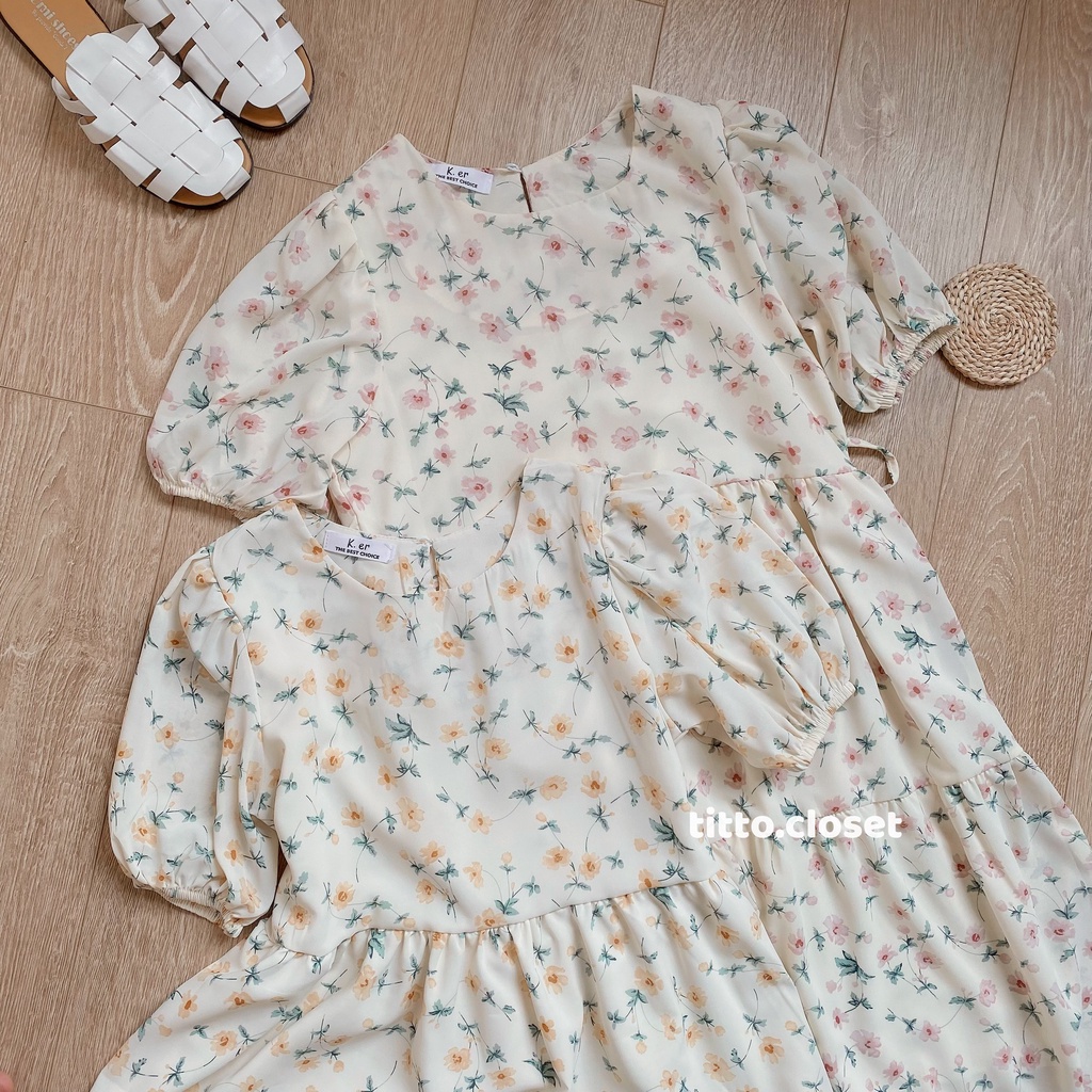 Váy Babydoll Hoa Nhí Ulzzang - Titto Closet
