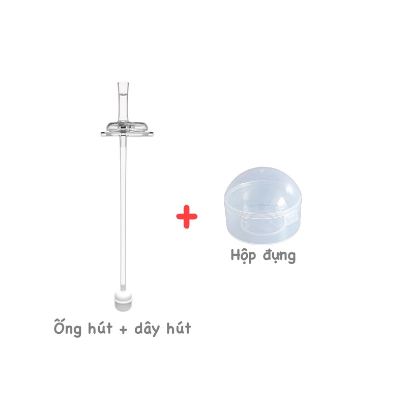 Ống Hút Thay Thế Bình Sữa Cổ Hẹp Có Van Chống Sắc Hút Mọi Tư Thế Cổ Rộng