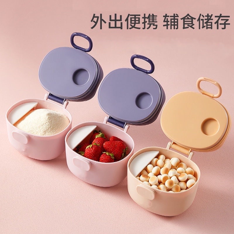 Hộp Đựng Sữa Bột Cho Bé Đồ Khô Tiện Dụng Kèm Nắp