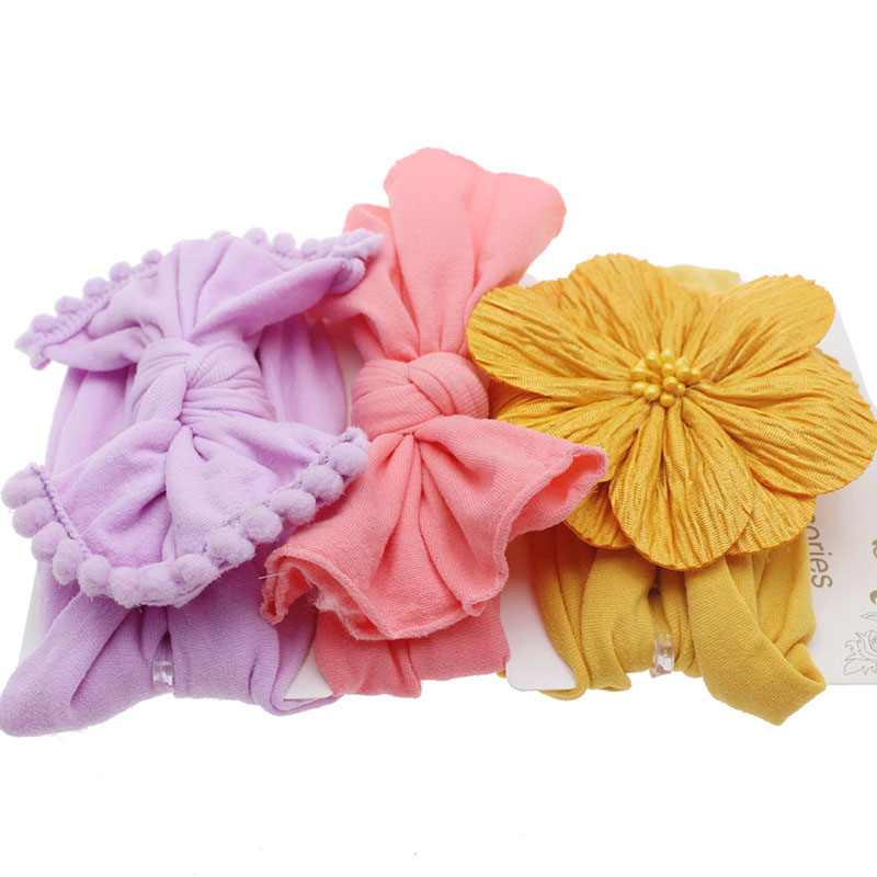 Set 3 băng đô hoa xinh xắn dành cho bé gái