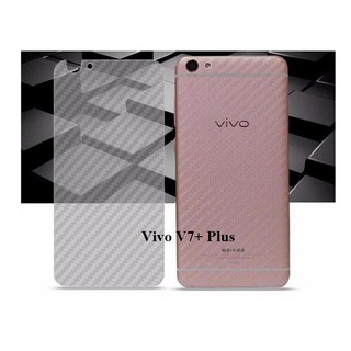 Miếng dán lưng vivo v7, v7 plus, v9, y85, v15, v11i vân carbon 3d