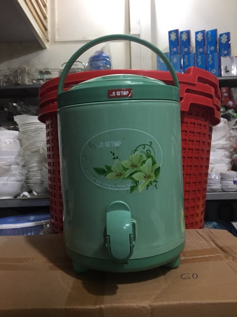 Bình giữ nhiệt Family có vòi 4 lít nhựa Song Long