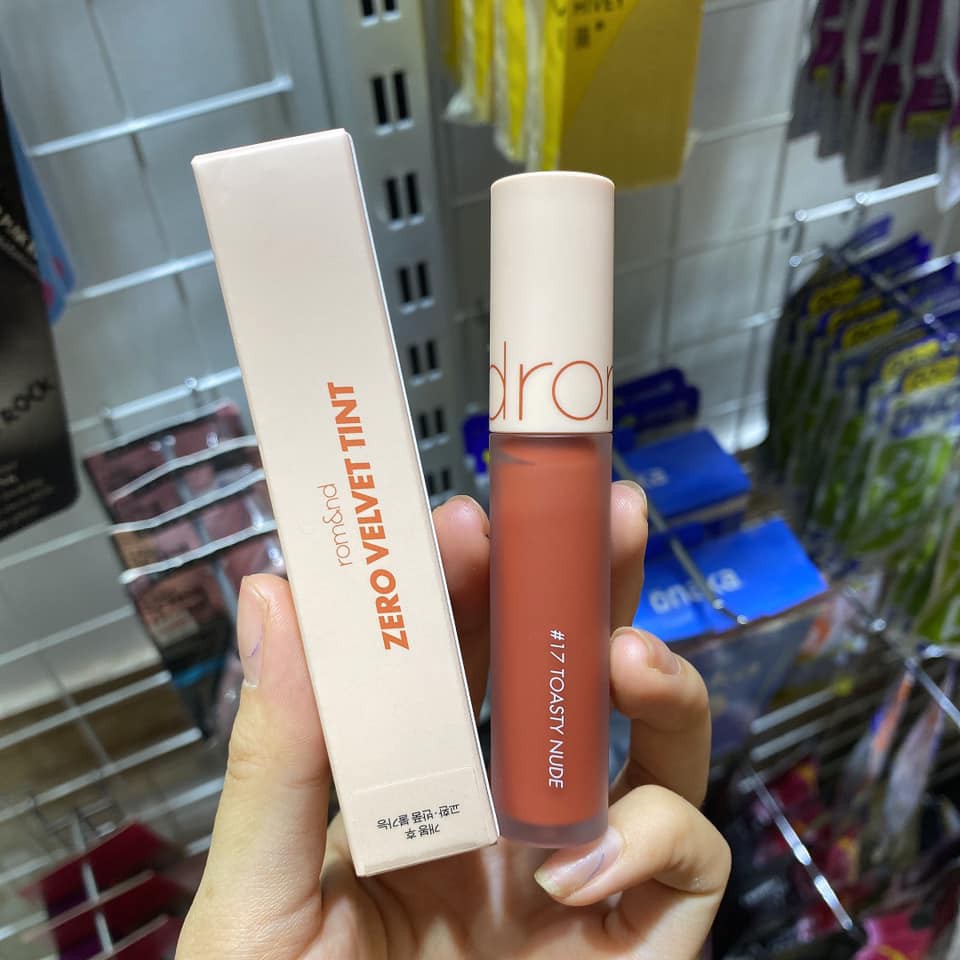 Son kem Romand Zero Velvet Tint màu 17- hồng cam đất