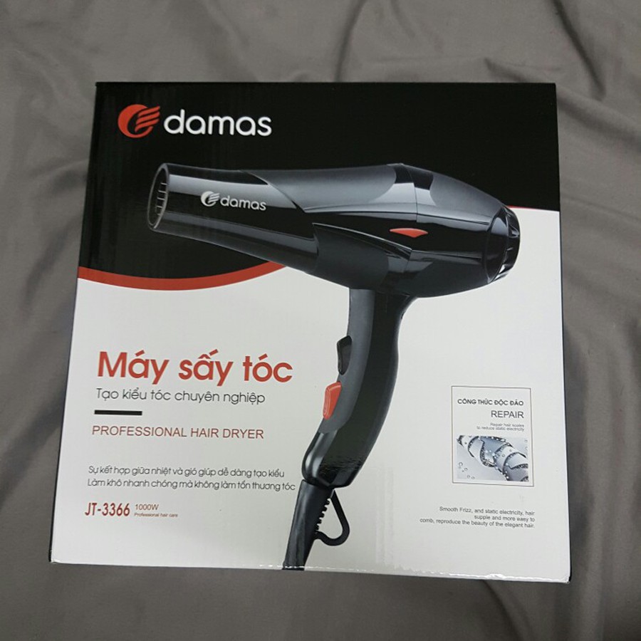 [ FREESHIP ] Máy Sấy Tóc Tạo Kiểu Deliya Công Suất Lớn 2200W Tặng Kèm 5 Phụ Kiện ACCESS SHOP