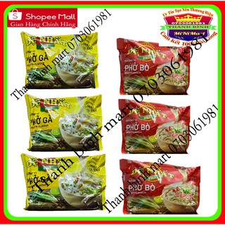 ComBo Phở Đệ Nhất Gà,Bò 2 Gói, 5 Gói ,10 Gói
