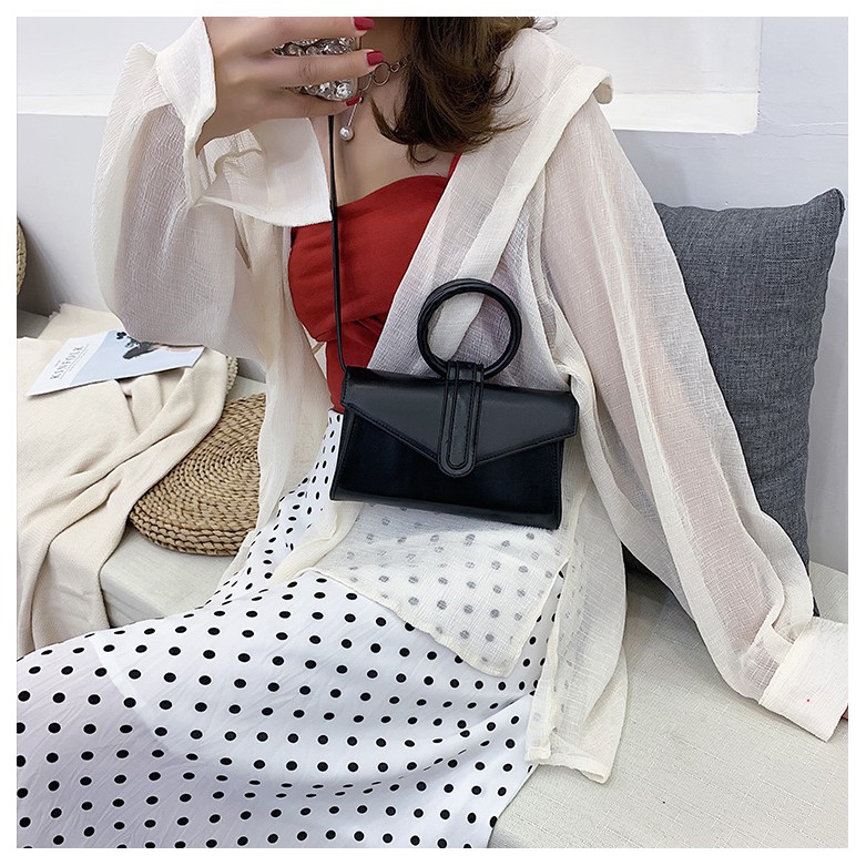 Túi xách nữ sang trọng mẫu mới 2019 Đen - France Design