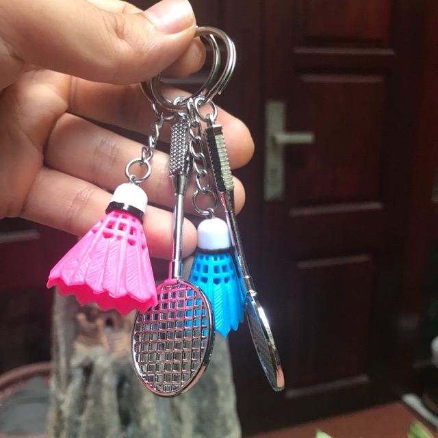 Móc khoá vợt cầu lông
