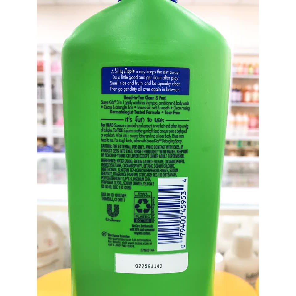 (532ml) Sữa Tắm Gội Và Xả Cho Trẻ Em Suave Kids Của Mỹ | BigBuy360 - bigbuy360.vn