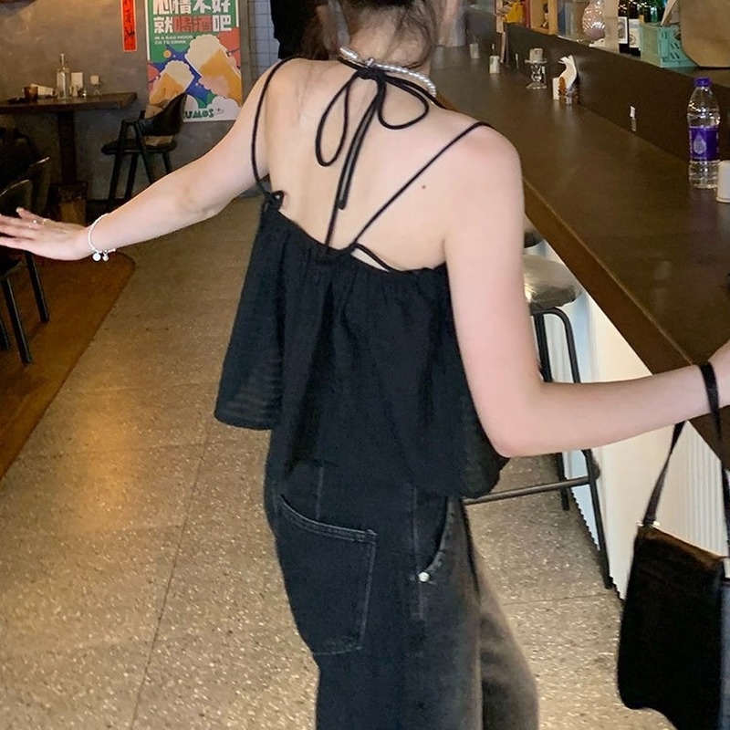 Set Đồ Mùa Hè Hai Mảnh Áo Hai Dây Nhỏ Hàng Mới Dành Cho Nữ