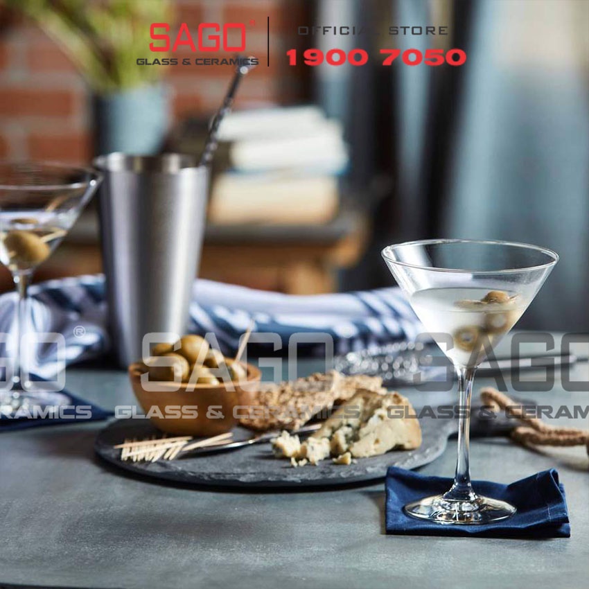 Ly Thủy Tinh Libbey Vina Martini 237ml , Thủy Tinh nhập Khẩu E.U