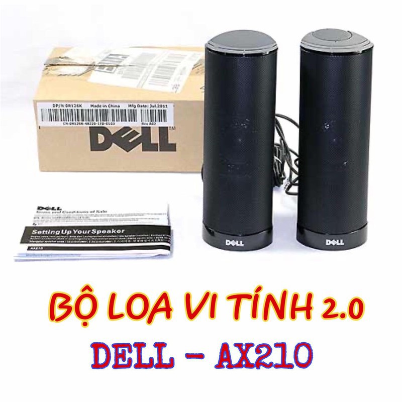 LOA NGHE NHẠC VI TÍNH 2.0 DELL AX210