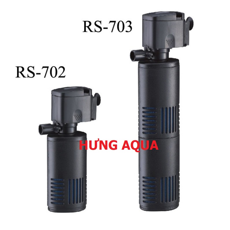 Máy lọc nước bể cá, máy lọc bể cá RS-702/ RS-703 18W lọc vi sinh cho hồ cá (chính hãng)