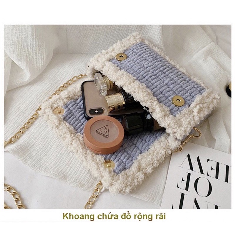 [HÀNG SẴN] SET ĐỒ LÀM TÚI HANDMADE (TỰ ĐAN) PHỐI MÀU SIÊU XINH 💕