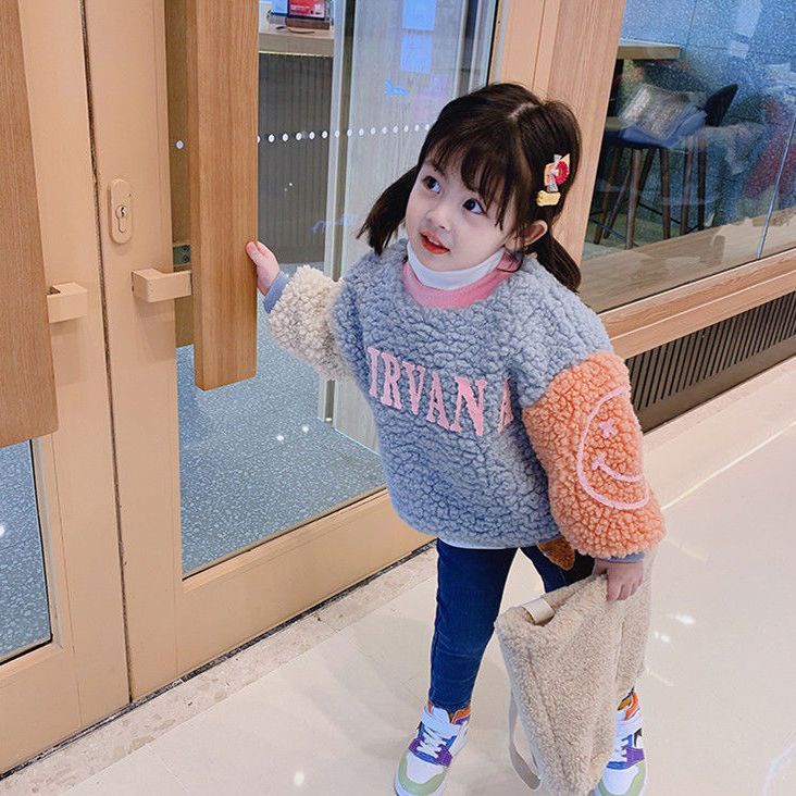 Áo Hoodie Dày Chui Đầu Tay Dài Phong Cách Hàn Quốc Mới