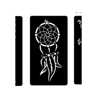 Hình xăm Dreamcatcher Khuôn vẽ henna Ấn Độ
