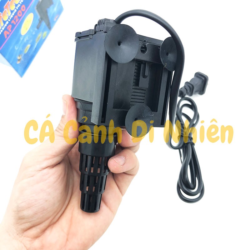 Máy bơm nước hồ cá dạng nằm Lifetech AP 1200 - Máy bơm chìm  Ap1200 cho bể cá