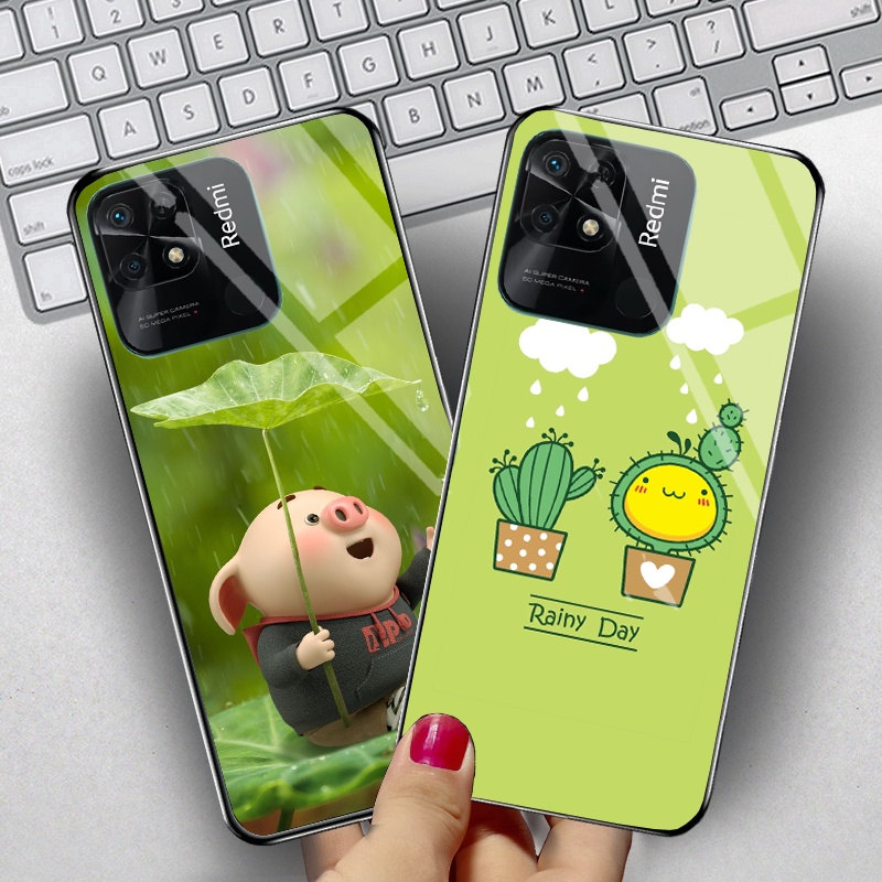 Ốp Lưng REDMI 10C mặt kính gương bóng