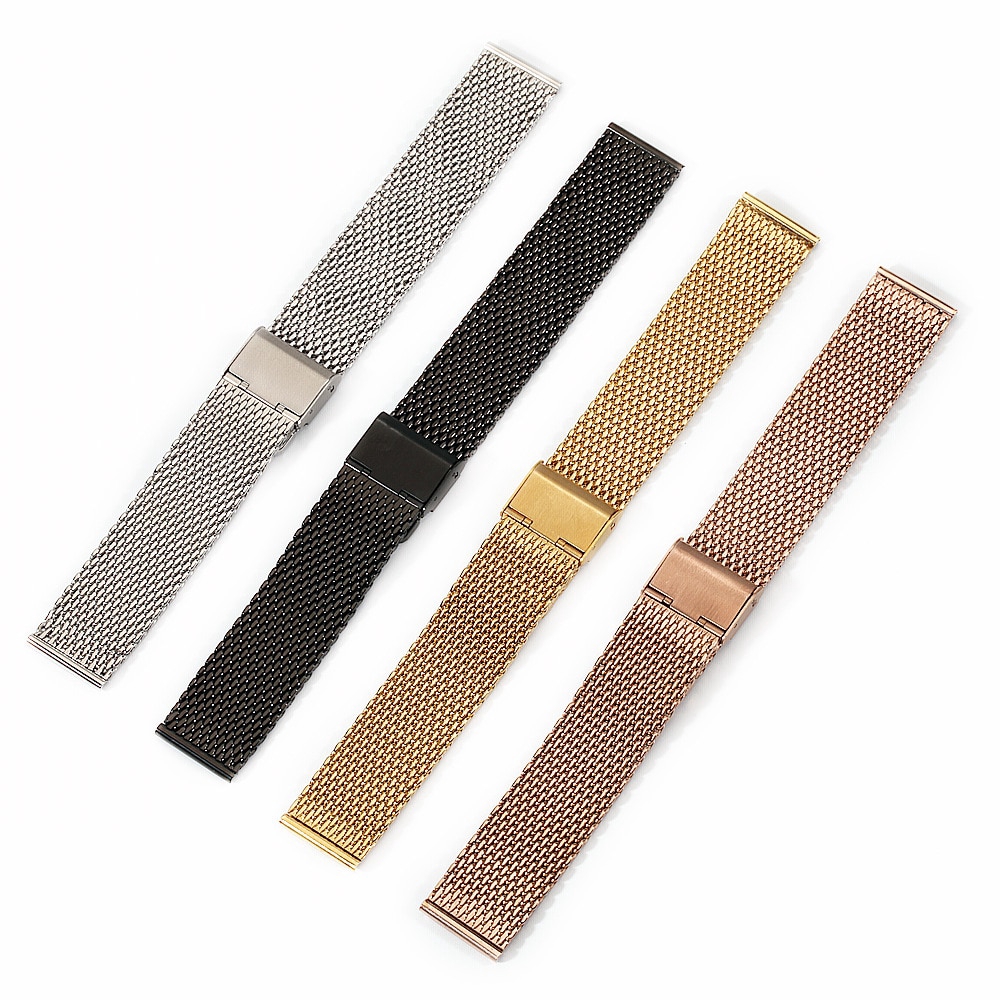 Dây Đeo Đồng Hồ Bằng Thép Không Gỉ 1.0 18 20 22 24mm