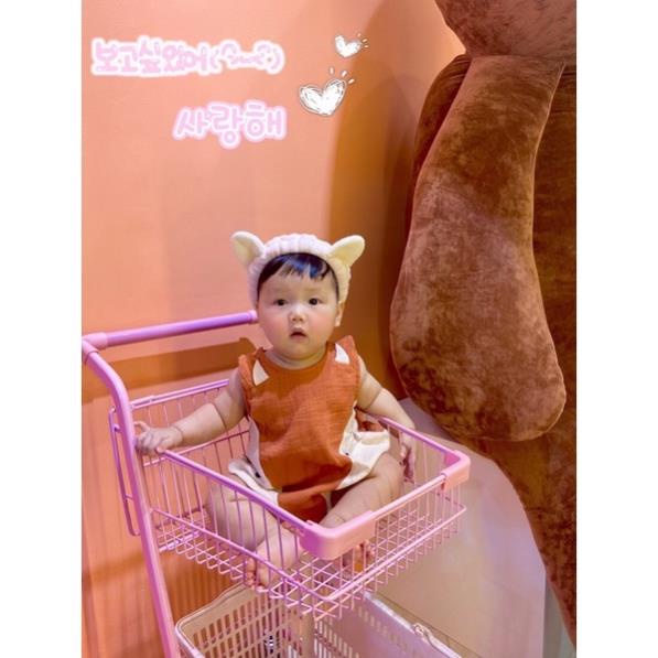 HÀNG TRẺ EM THIẾT KẾ - Body xô muslin cho bé hình mặt cáo