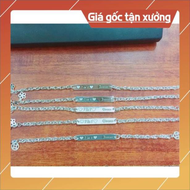 FREE SHIP SẬP GIÁ LẮC CHÂN VÀ TAY KHẮC TÊN CHO MẸ VÀ BÉ