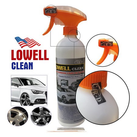 Lowell Clean - Chai xịt tẩy ố mốc kính lái xe hơi