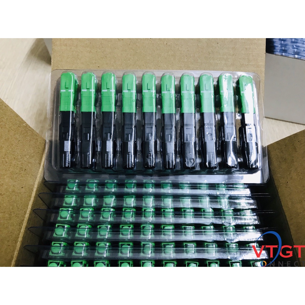 Đầu bấm nhanh fast connector SC/APC