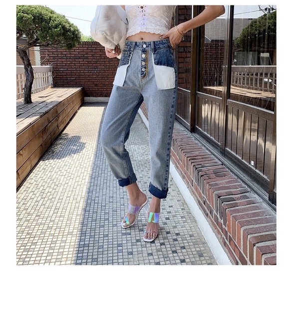 Quần baggy jeans QC