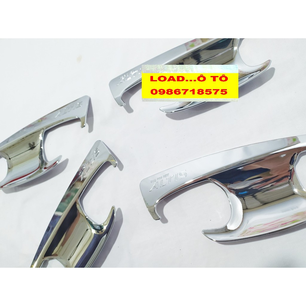 Ốp Hõm Cửa Xe Toyota Altis 2022-2018 mạ crom cao cấp