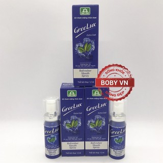 Xịt thơm miệng Greelux EXtra cool thảo dược 12ml