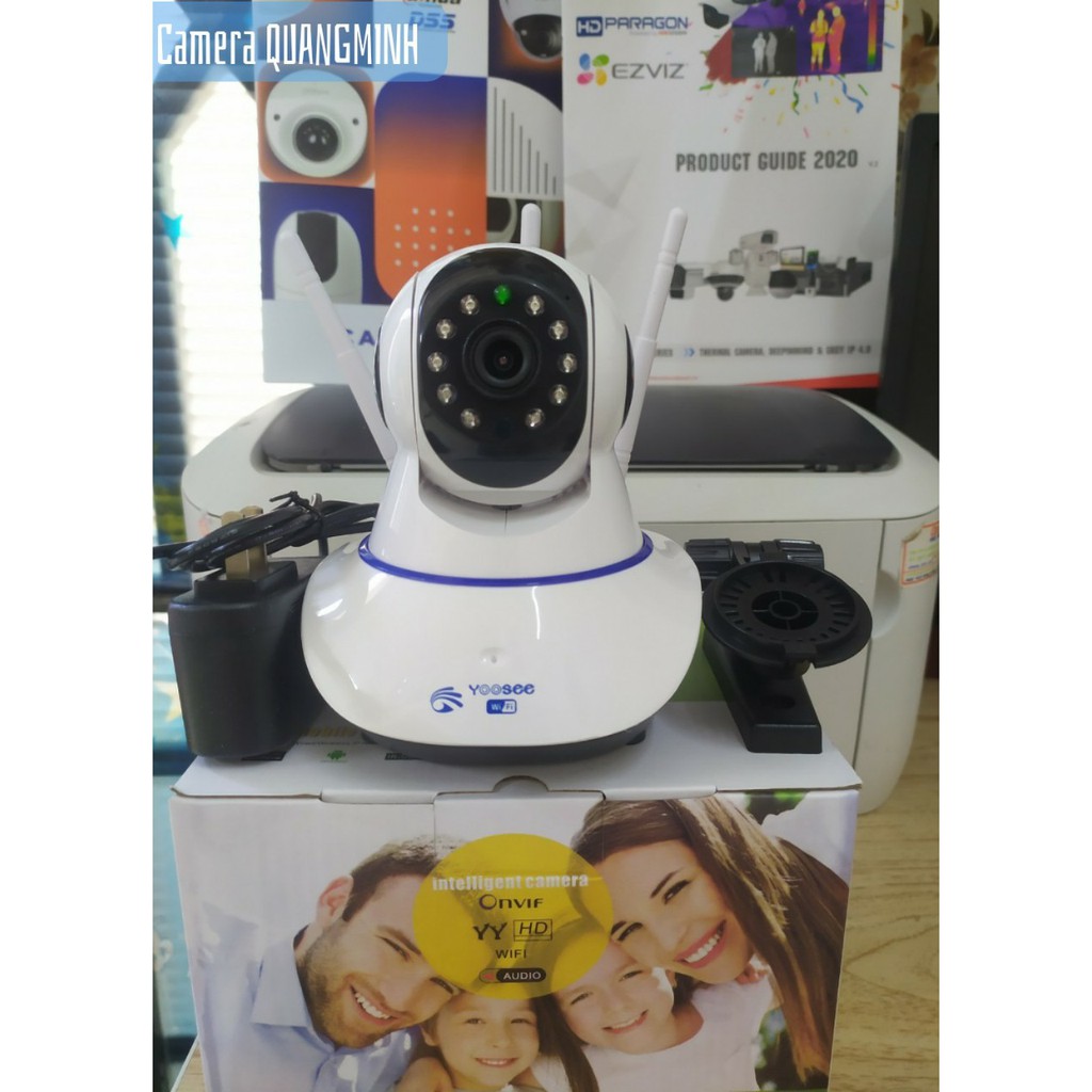 Camera Yoosee 3 anten 2.0MP, Báo động chống trộm, dò chuyển động ,Fullbox 100% | BigBuy360 - bigbuy360.vn