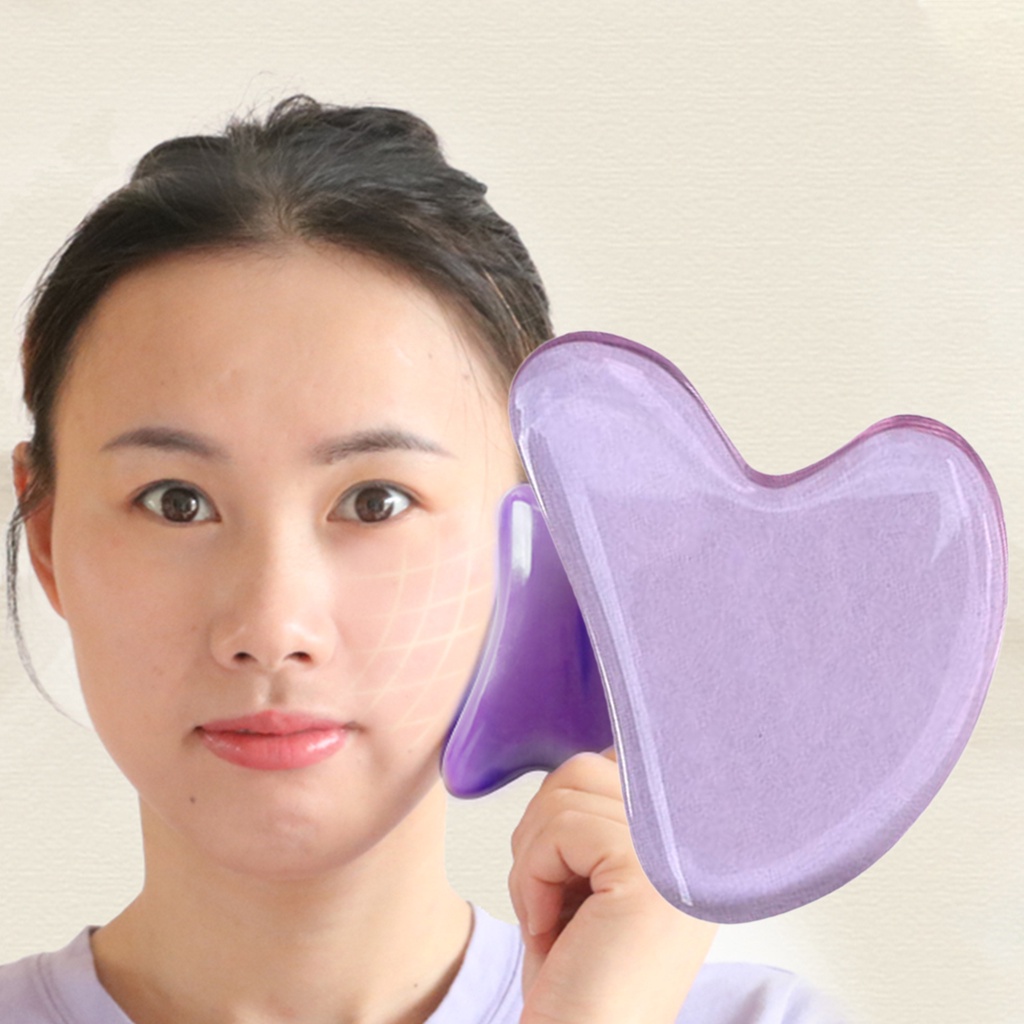 [Hàng mới về] Đá mát xa guasha trong suốt cải thiện cơ bắp thoải mái cho người trưởng thành