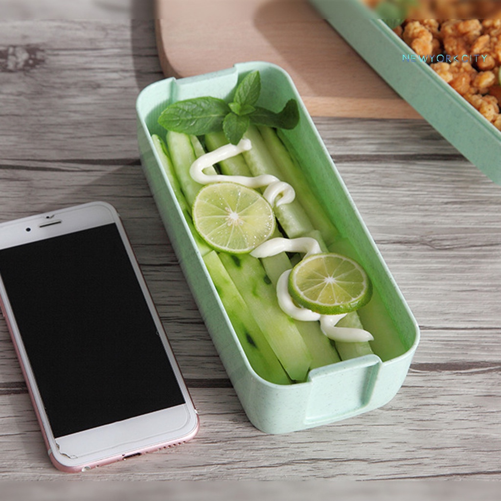 Hộp Đựng Cơm Trưa NYC 900ml 3 Tầng PP Thân Thiện Với Môi Trường Dùng Tại Nhà