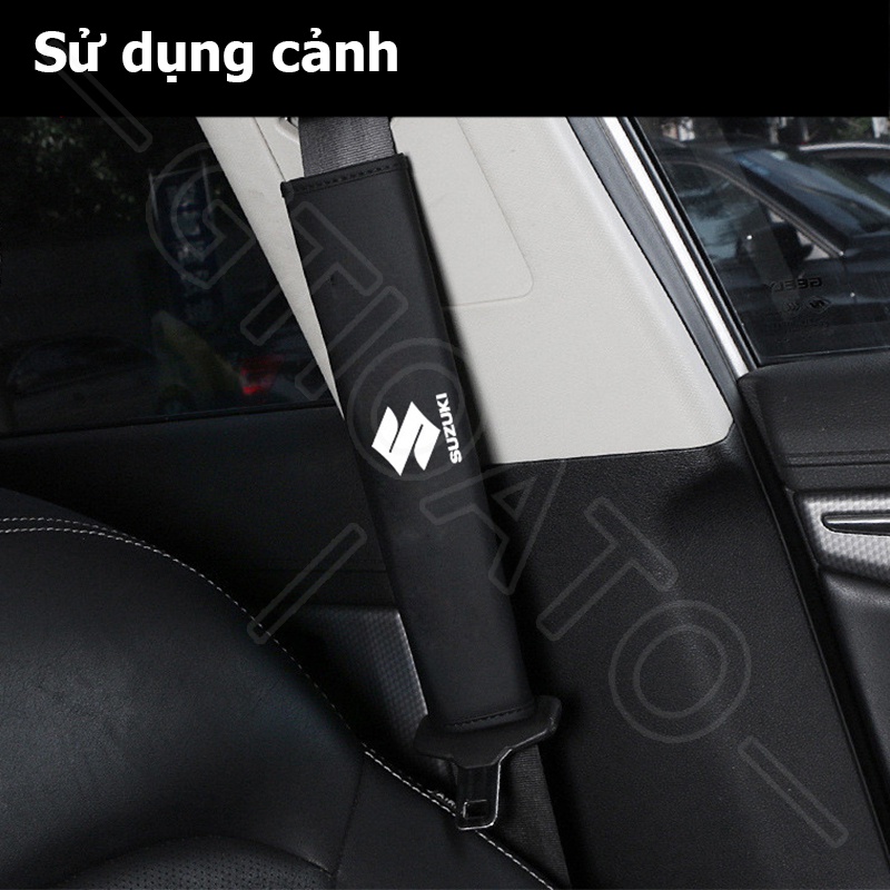 GTIOATO Da DâY Đai An ToàN Ô Tô CàI DâY An ToàN Ô Tô BọC DâY An ToàN Xe HơI Đệm Bọc Dây Đai An Toàn Xe Hơi Phụ KiệN Ô Tô Phụ KiệN Trang Trí Ô Tô Cho Suzuki XL7 Swift Ertiga Ciaz
