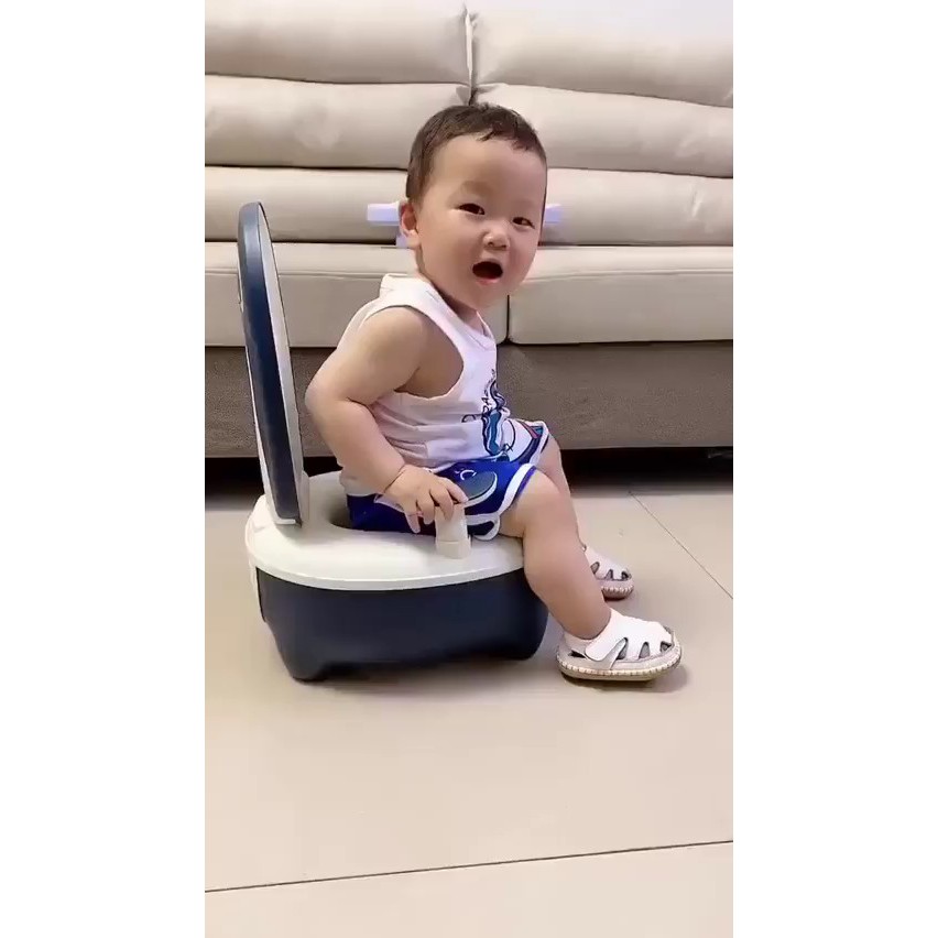 Bô Vệ Sinh Chinh Cánh Cụt Cao cấp Cho Bé Có Lắp Đậy , Tháo Lắp Dễ Dàng [ có video hướng dẫn ]