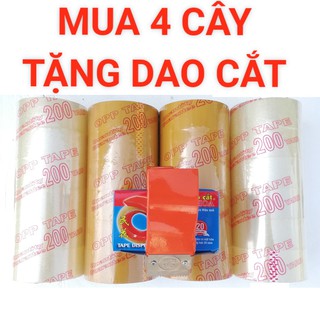 BĂNG KEO 200Y TRONG ĐỤC (cây 6 cuộn)