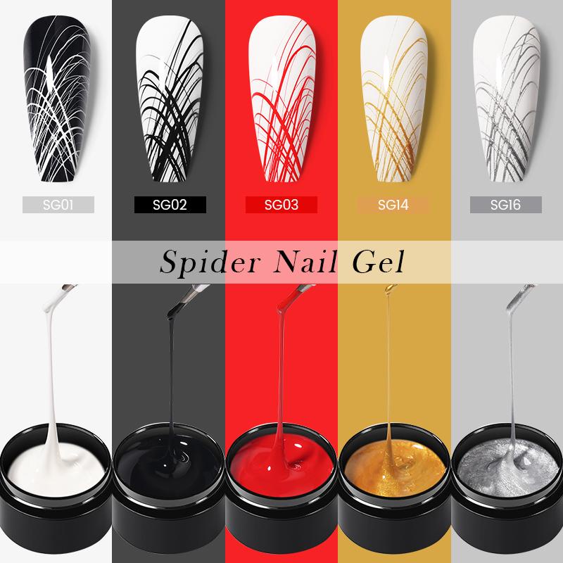 Gel vẽ móng tay Born Pretty hiệu ứng tơ nhện cao cấp dễ sử dụng 5g