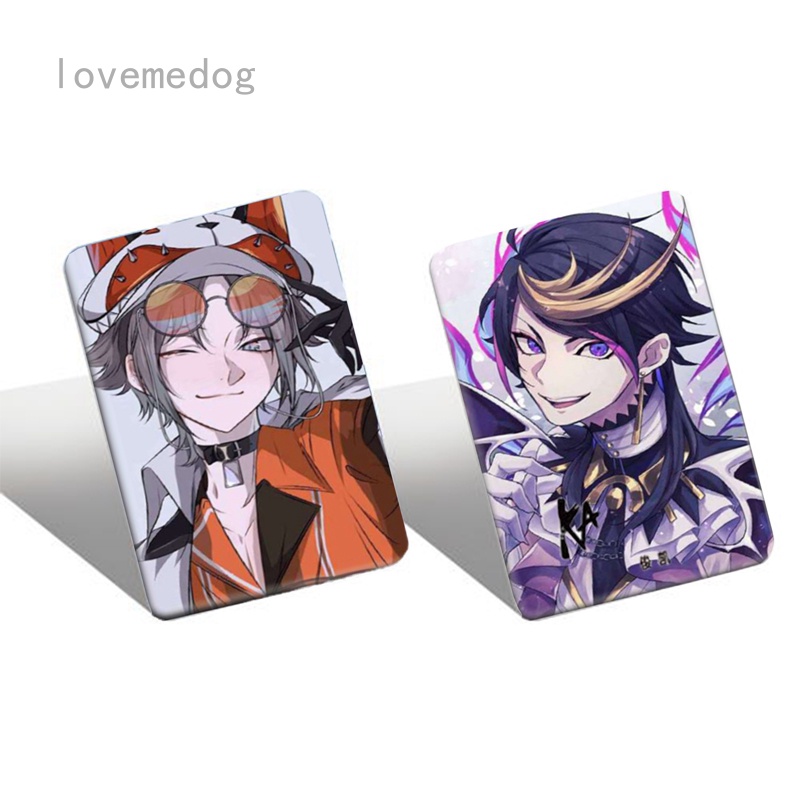 Bộ 10 Thẻ Hình Dán In Hình Anime Luxiem Vox Mysta Dùng Làm Quà Tặng Cho Người Hâm Mộ