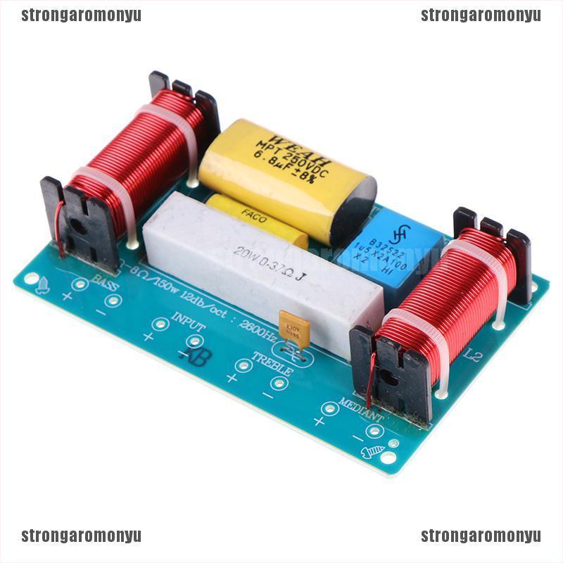 Bộ chia tần số âm thanh hifi lọc chéo 3 chiều 120W 3 đơn vị 4-8Ω dành cho loa