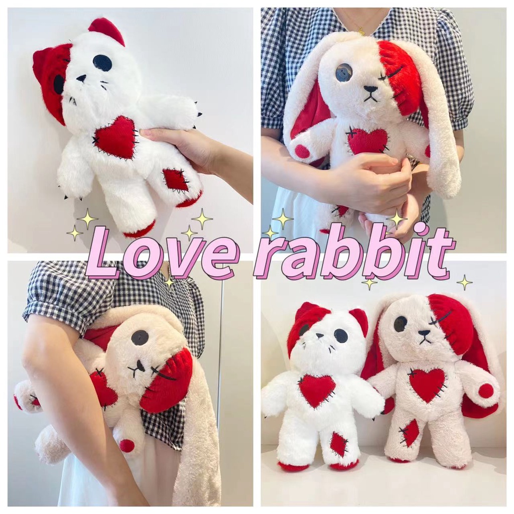 ✨Còn hàng✨Búp bê sang trọng thỏ Đồ chơi sang trọng Dreadfuls Đồ chơi sang trọng Đáng yêu đáng yêu Dreadfuls Love Plush Doll Mềm Đồ chơi nhồi bông Trẻ em Anime Người hâm mộ Quà tặn