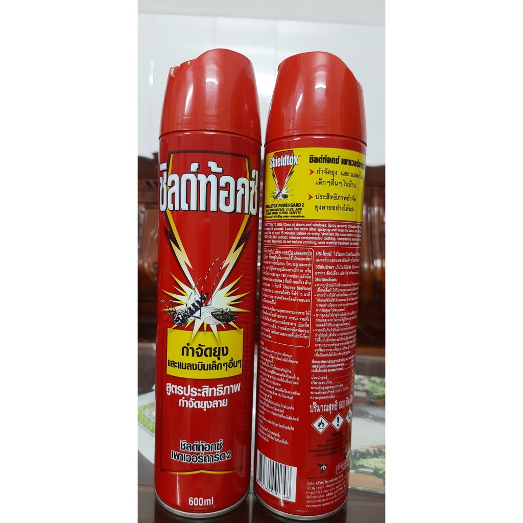 (KTT) Xịt côn trùng Sheltox chai 600 ml ( diệt gián, ruồi, muỗi, kiến.....)