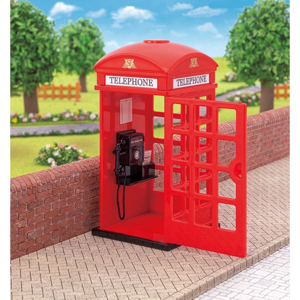 Đồ Chơi Sylvanian Families Buồng Điện Thoại Cổ Điển Trong Thành Phố Classic City Telephone Box