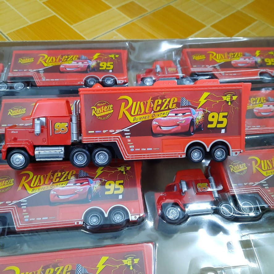 Mô hình xe ô tô tải Lightning MC Queen car 3 bằng hợp kim và nhựa xe đồ chơi trẻ em