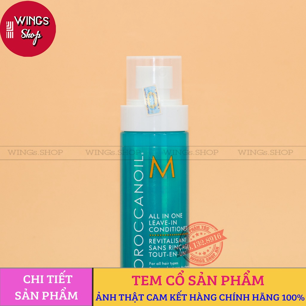 Xịt dưỡng tóc mềm mượt Moroccanoil All In One Leave-In Conditioner 20ml -160ml | Wings Shop