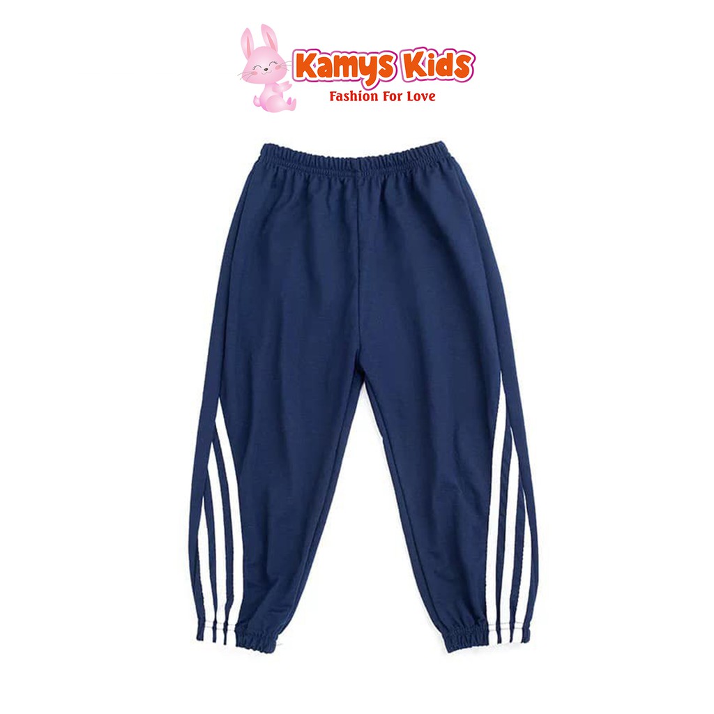 Quần jogger bo ống thể thao trẻ em KAMYS KIDS cho bé trai bé gái từ 10-35kg