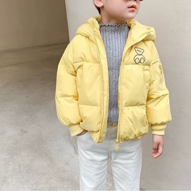 Áo phao siêu nhẹ bé trai 2022 &quot;TAI GẤU&quot; 8-20kg ấm áp, áo khoác mùa đông 1-5 tuổi bé gái. G46