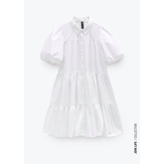 ĐẦM BABYDOLL XOÈ TRẮNG