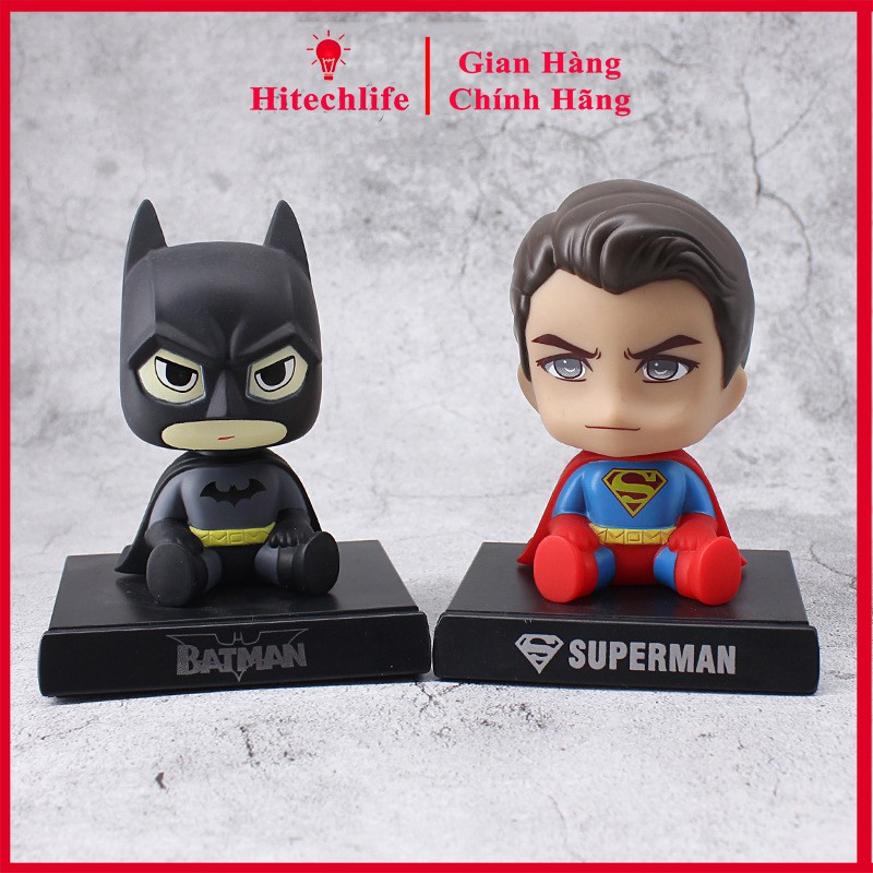 Giá Đỡ Điện Thoại Hitechlife Trang Trí Xe Hơi Batman Superman Trang Trí Taplo Ô Tô, Bàn Làm Việc, Bàn Học Dễ Thương | BigBuy360 - bigbuy360.vn