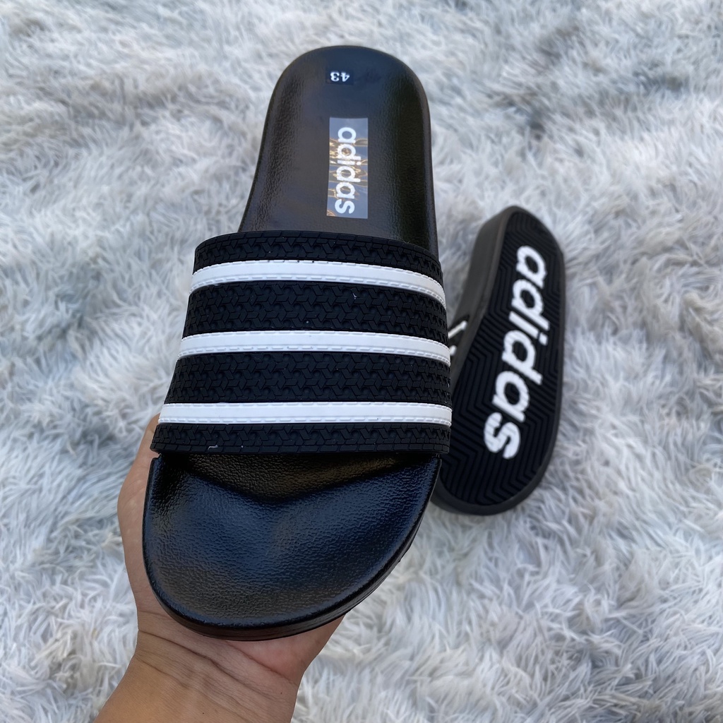 ⚡Dép ADIDAS 3 sọc hàng loại 1 đế có chữ